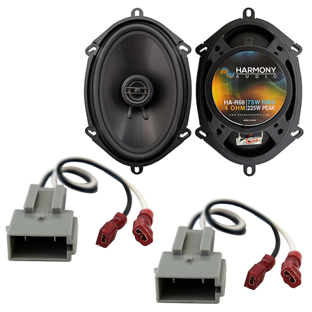 Fits Ford Econoline Full Size Van 92-96 Rear Side Panel Speakers HA-R68