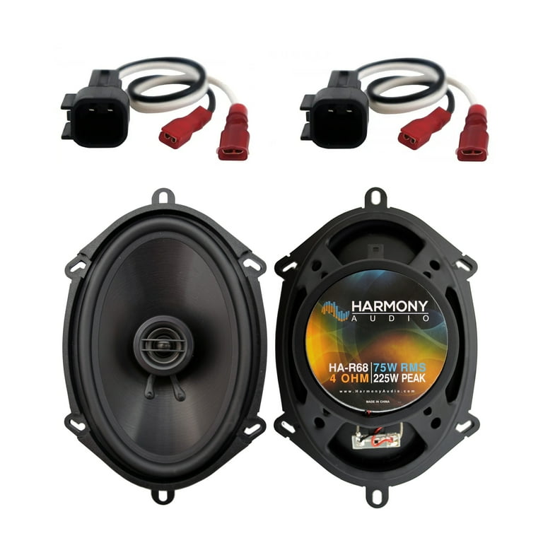 Harmony HA-R68 Car Stereo Speakers with Front Door Replacement for