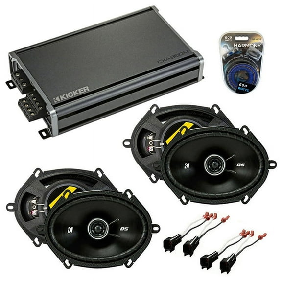 Fits Ford Excursion 2000-2005 Factory Speaker Upgrade Kicker (2) DSC68 & CXA3604