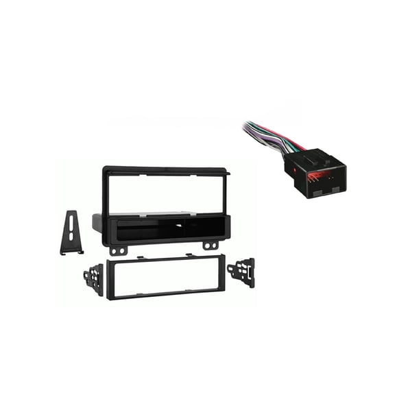 Fits Ford Explorer 2004-2005 Metra Single DIN Dash Kit with Harmony Radio Harness