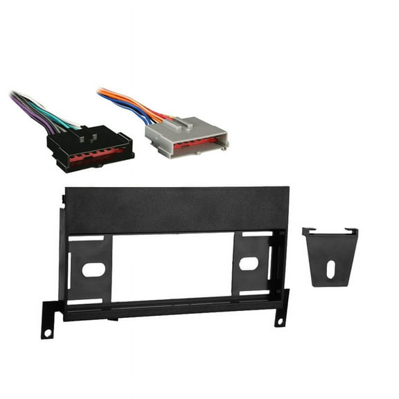 Fits Ford F-150 1997-1998 Single DIN Stereo Harness Radio Install Dash Kit
