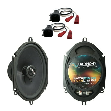 Fits Ford F-150 2004-2008 Rear Door Replacement Harmony HA-C68 Premium Speakers
