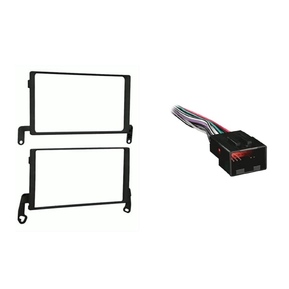 Fits Ford F-150 Heritage 2004 Metra Double DIN Dash Kit with Harmony Radio Harness