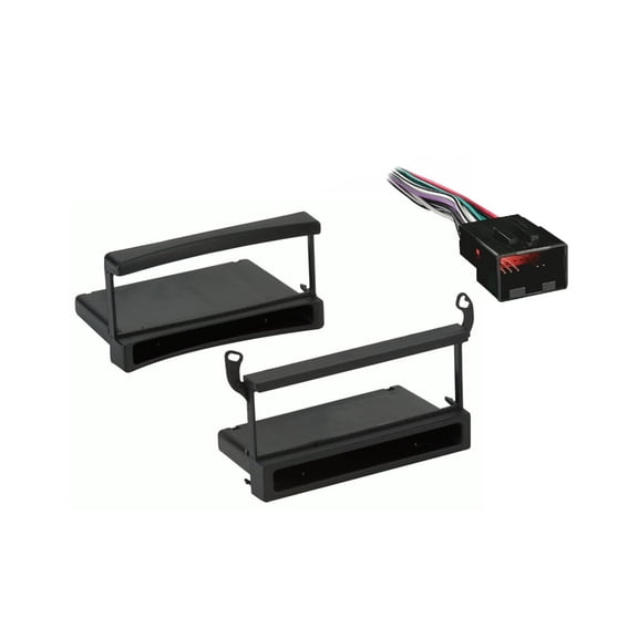Fits Ford F-150 Heritage 2004 Metra Single DIN Dash Kit with Harmony Radio Harness