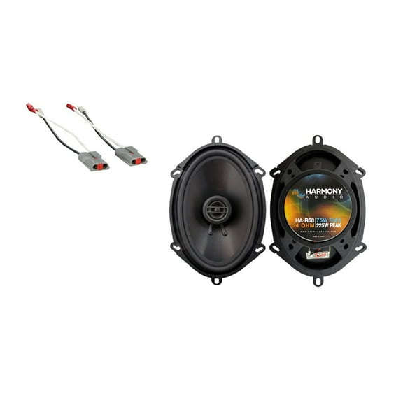 Fits Ford Mustang 1986-1993 Rear Deck Replacement Harmony HA-R68 Speakers New
