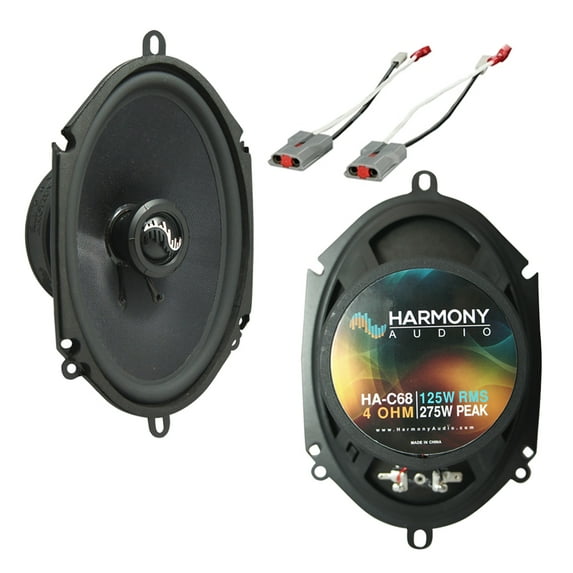 Fits Ford Mustang 1986-1993 Rear Side Panel Replacement Harmony HA-C68 Speakers