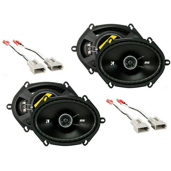 Fits Ford Mustang 1994-1998 Factory Speaker Replacement Kicker (2) DSC68 Package
