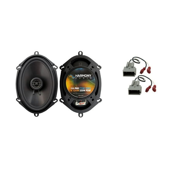 Fits Ford Mustang 1999-2004 Rear Deck Replacement Harmony HA-R68 Speakers New