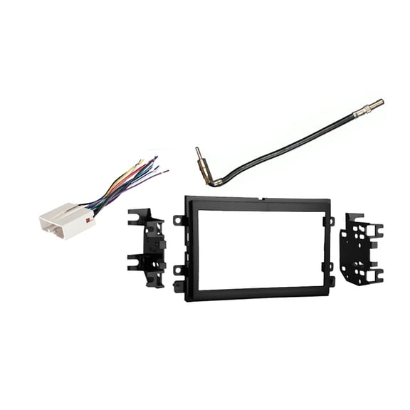 Fits Ford Transit Connect 2013 DDIN Aftermarket Harness Radio Install Dash Kit