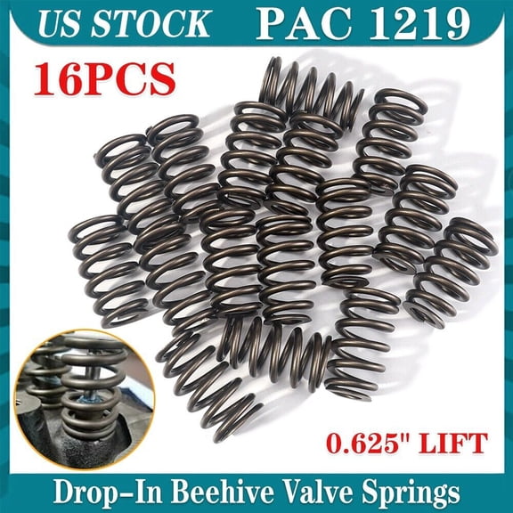 Fits GM All LS Engine Drop-In Beehive Valve Springs Set of 16 -.625" Lift Rated
