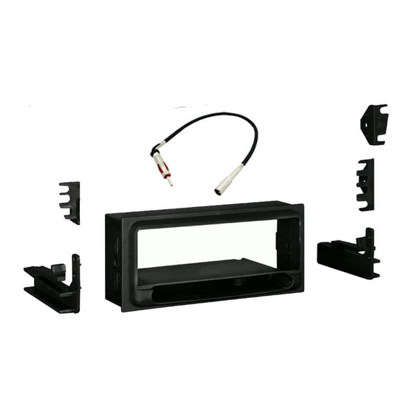 Fits GMC Envoy 1998-2001 Single DIN Aftermarket Harness Radio Install Dash Kit