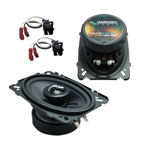 Fits GMC Safari Mini Van 1996-2005 Rear Cor. Cab Upgrade Speakers Harmony HA-C46