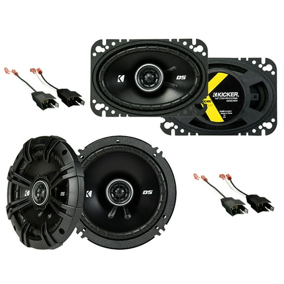 Fits GMC Savana Full Size Van 1996-2000 Speaker Upgrade Kicker DS Series Package
