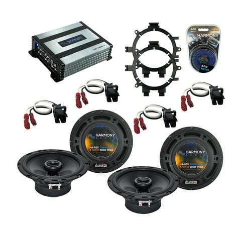 Fits GMC Yukon Denali 2003-2006 Harmony Speaker R5 R65 & HA-A400.4 Amp