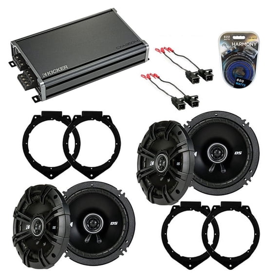 Fits GMC Yukon XL 2001-2002 Factory Speaker Upgrade Kicker DSC5 DSC65 & CXA360.4