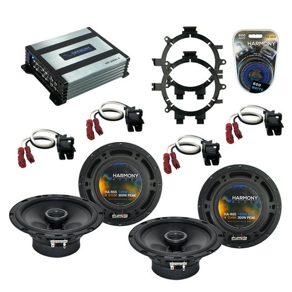 Fits GMC Yukon/Yukon XL 2007-2013 Harmony Speaker R5 R65 & HA-A400.4 Amp