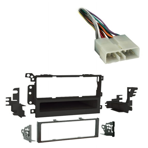 Fits Geo Metro 1992-1997 Single DIN Aftermarket Harness Radio Install Dash Kit