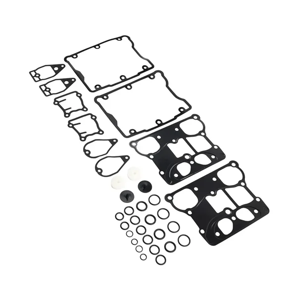 Fits Harley-Davidson Twin Cam Softail Dyna Touring (FLHR FLHT FXD FLS) 1999-2014 Rocker Box Gasket Kit Gasket Set Replacement