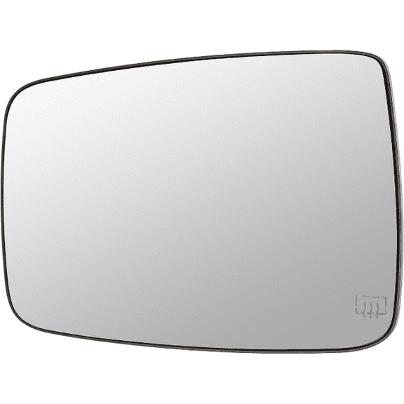 Fits Heated Left Driver Mirror Glass w/Rear Holder For 09-19 Ram 1500 10-19 2500 3500