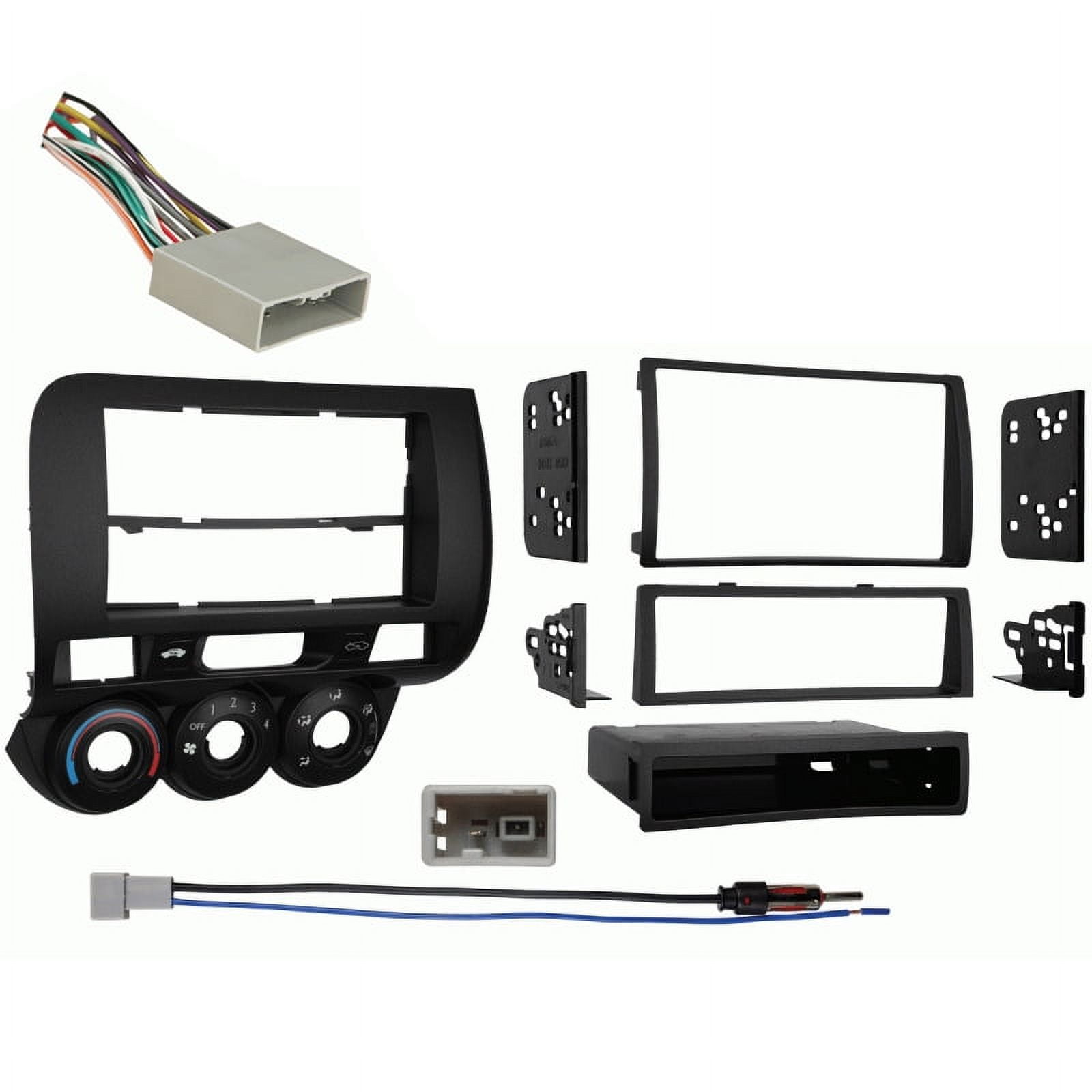 Honda Fit 2007 2008 Car Stereo Installation Wiring Aftermarket Harness Dash Kit Walmart