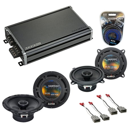 Fits Honda Prelude 1986-1987 Speaker Replacement Harmony R5 R65 & CXA360.4 Amp