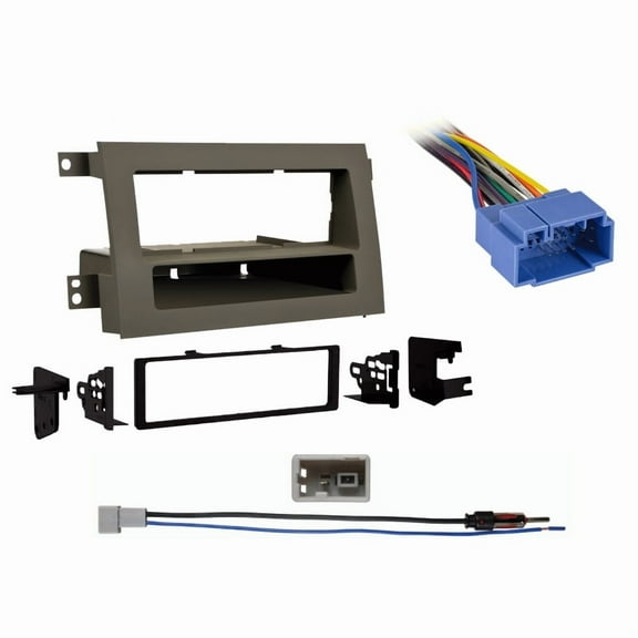 Fits Honda Ridgeline 2005-2008 Single DIN Harness Radio Dash Kit - Taupe