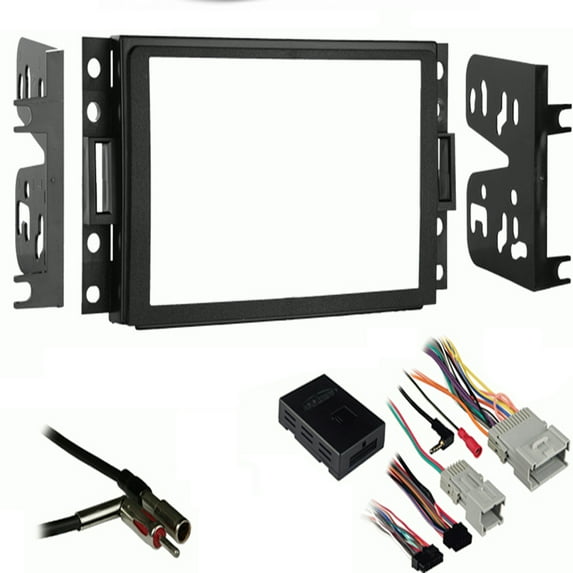 Fits Hummer H3 2006-2010 Double DIN Aftermarket Harness Radio Install Dash Kit