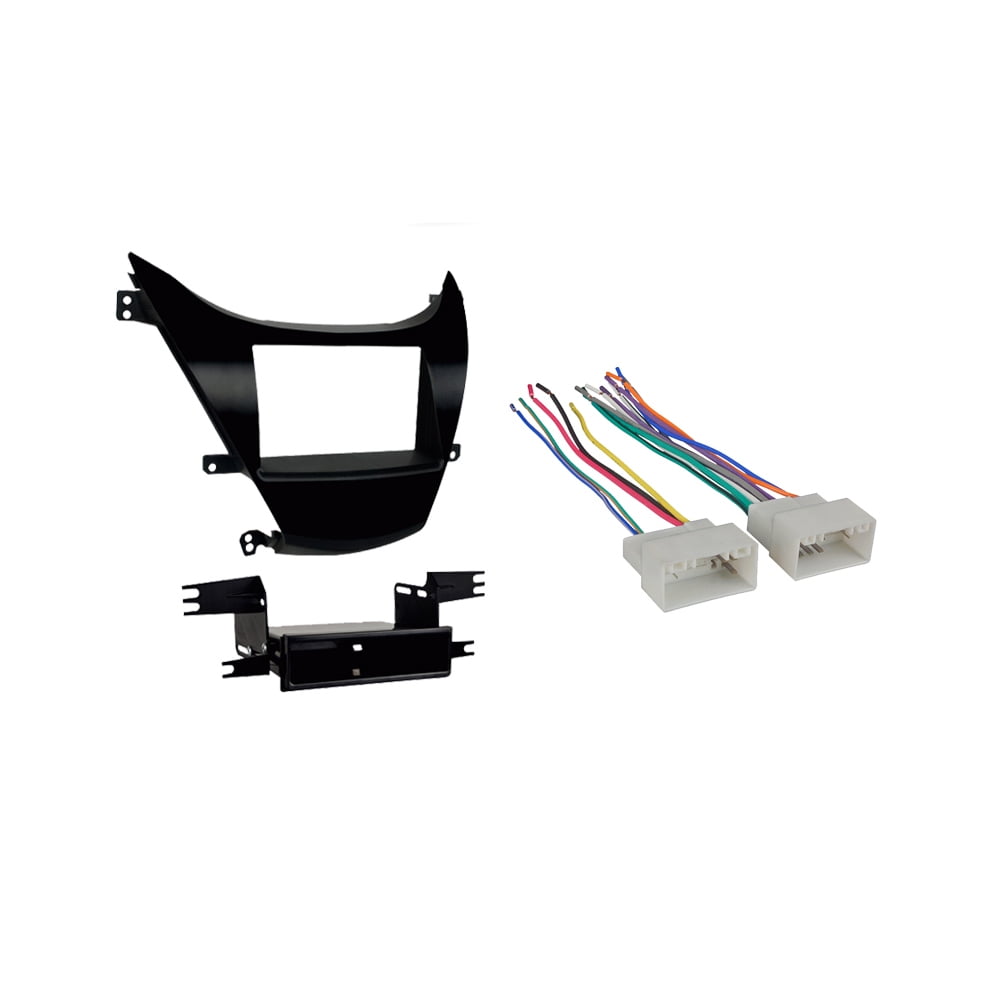 Fits Hyundai Elantra 2011 2013 Multi DIN Harness Radio Install Dash Kit