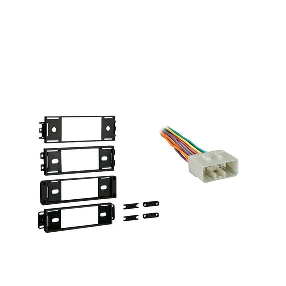 Fits Hyundai Elantra 96-00 Single DIN Stereo Harness Radio Install Dash Kit
