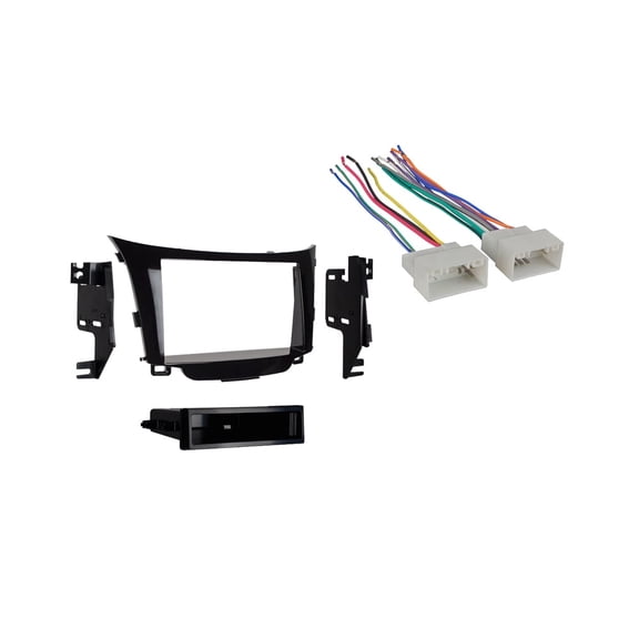 Fits Hyundai Elantra GT 13-17 Metra Multi DIN Dash Kit with Harmony Radio Harness