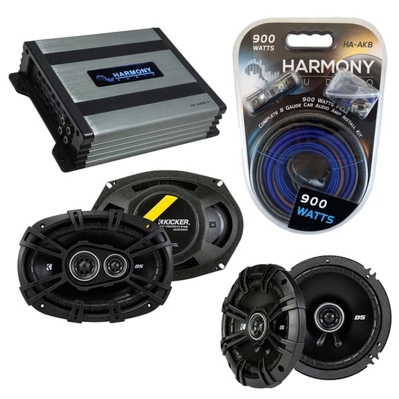 Fits Hyundai Entourage 2007-2008 Speaker Upgrade Kicker DS Series HA-A400.4 Amp