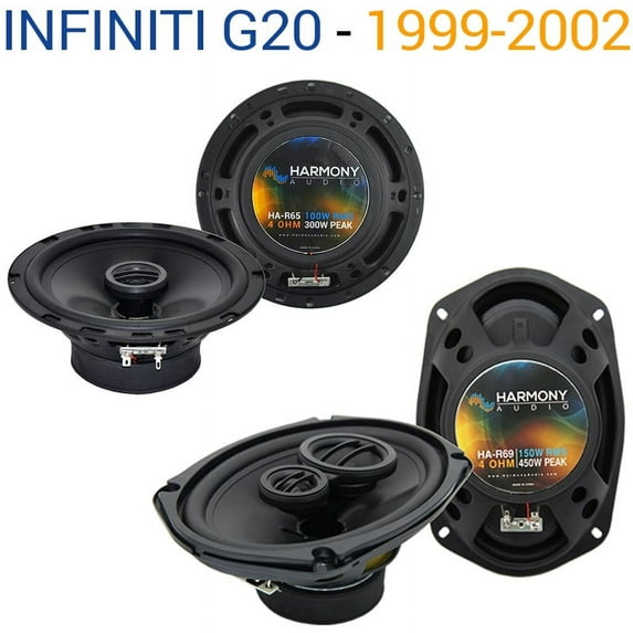 Fits Infiniti G20 1999-2002 Factory Speaker Replacement Harmony R65 R69 Package