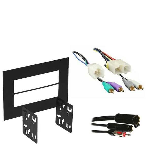 Fits Infiniti J30 1993-1997 Metra Double DIN Dash Kit with Harmony Radio Harness
