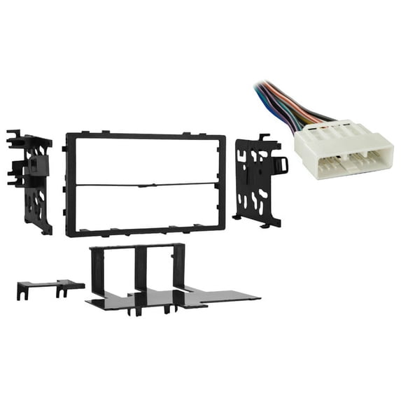 Fits Isuzu Oasis 1996-1998 Metra Double DIN Dash Kit with Harmony Radio Harness