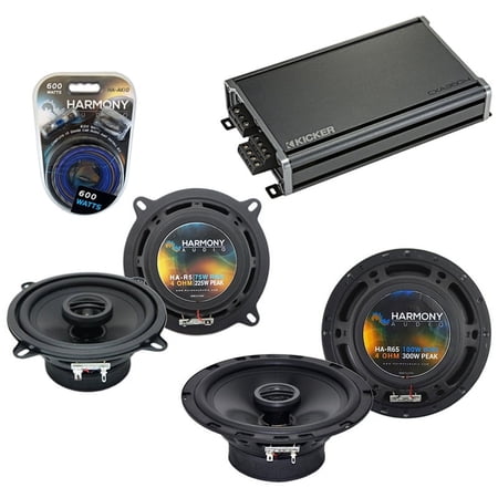 Fits Isuzu Trooper 1990-2002 Speaker Replacement Harmony R65 R5 & CXA360.4 Amp