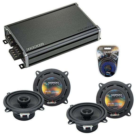 Fits Jeep CJ-7 1979-1988 Factory Speaker Replacement Harmony R5 & CXA360.4lifier