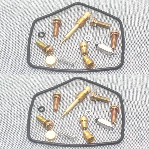 Fits Kawasaki KZ305 1981-1982 1987-1988 Carburetor Repair Kit with Jet Pilot Master Jet Replacement