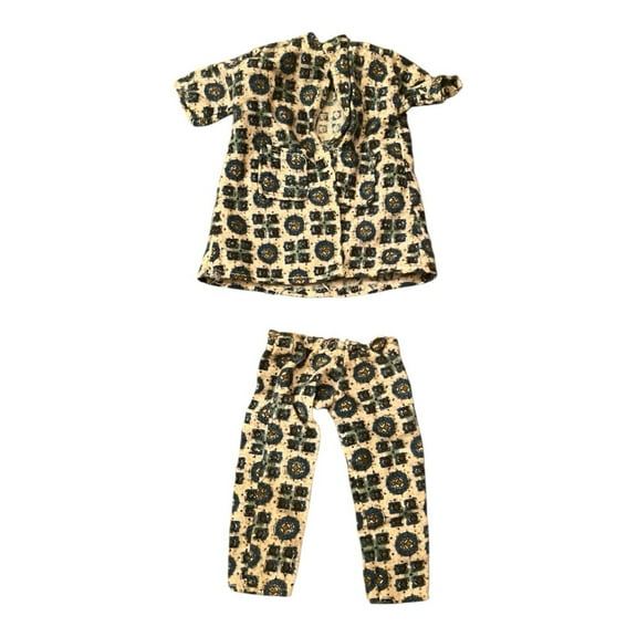 Fits Ken 12" Doll - Green Pants and Collared Shirt