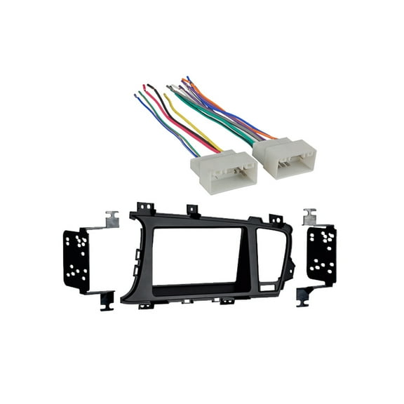Fits Kia Optima 2011-2013 Double DIN Stereo Harness Radio Install Dash Kit
