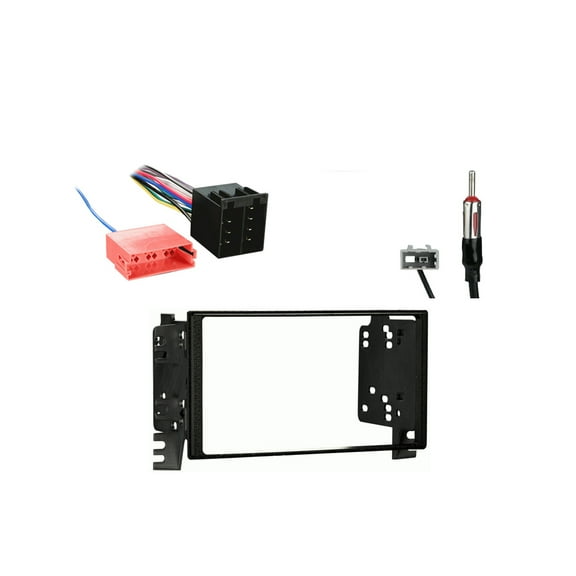 Fits Kia Rio/Rio 5 2009-2011 Double DIN Stereo Harness Radio Install Dash Kit