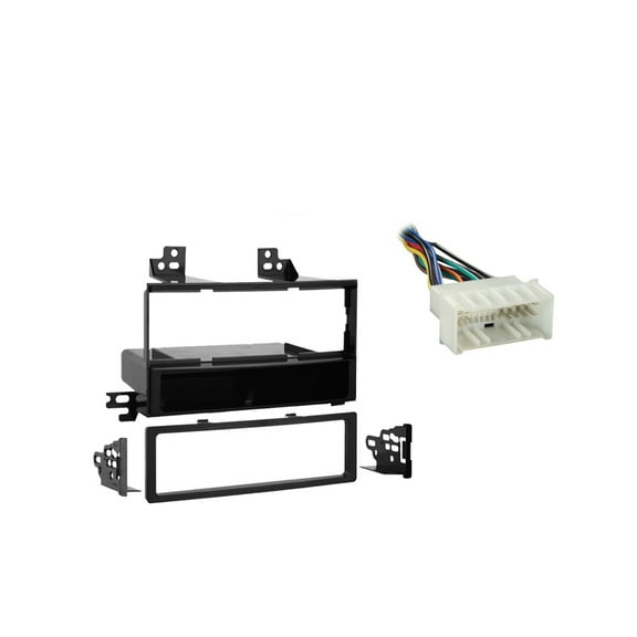 Fits Kia Rio/Rio 5 2009-2011 Single DIN Stereo Harness Radio Install Dash Kit