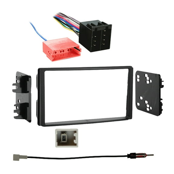 Fits Kia Rondo 2009-2010 Double DIN Aftermarket Harness Radio Install Dash Kit