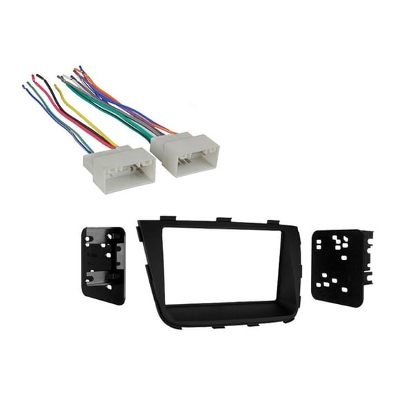 Fits Kia Sorento 14-15 Double DIN Aftermarket Stereo Harness Radio Dash Kit