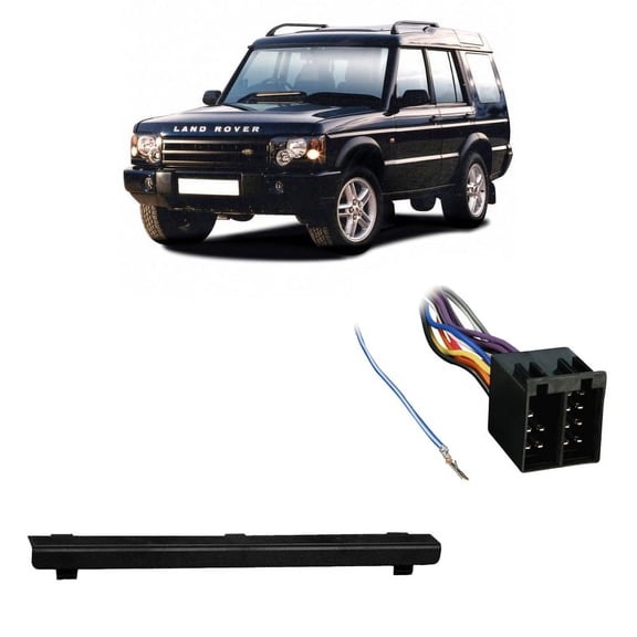 Fits Land Rover Discovery 2003-2004 Metra Single DIN Dash Kit with Harmony Radio Harness