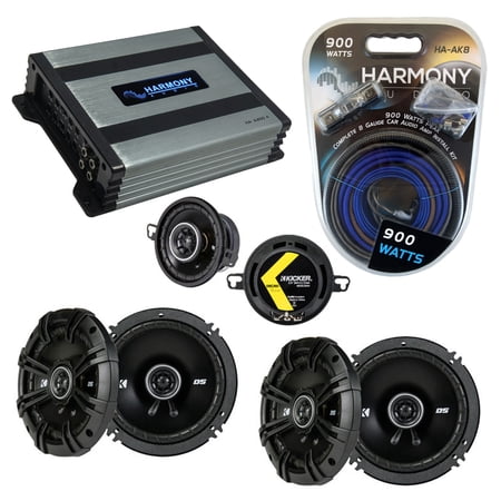Fits Lexus RX300 99-03 Speaker Replacement Kicker (2) DSC65 DSC35 HA-A400.4 Amp