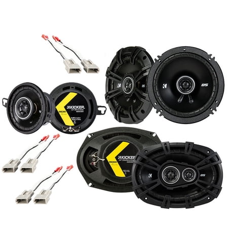 Fits Lincoln Continental 1990-1994 Speaker Replacement Kicker DS Series Package