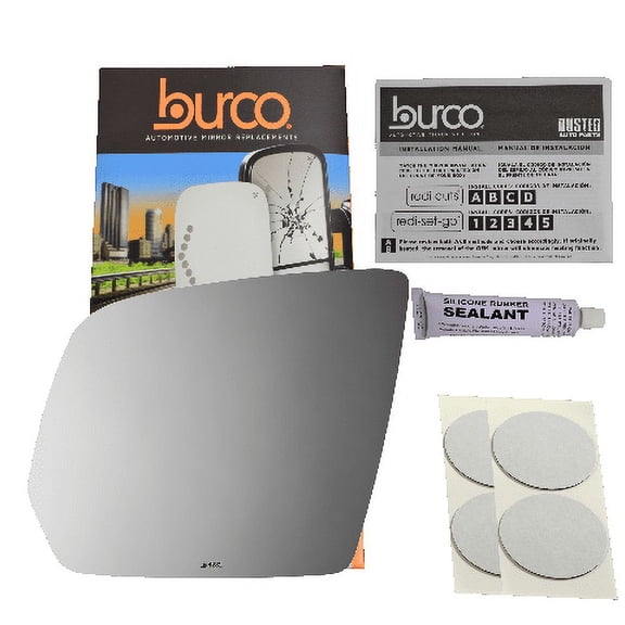 Fits MB GL/ML Series Left Driver Side Direct Fit-Over Glass Lens For Models w/Out Auto-Dimming Feature See Details