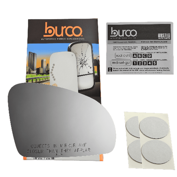 Fits MB SL, SLK, SLC, Right Passenger Mirror Glass Lens w/Adhesive