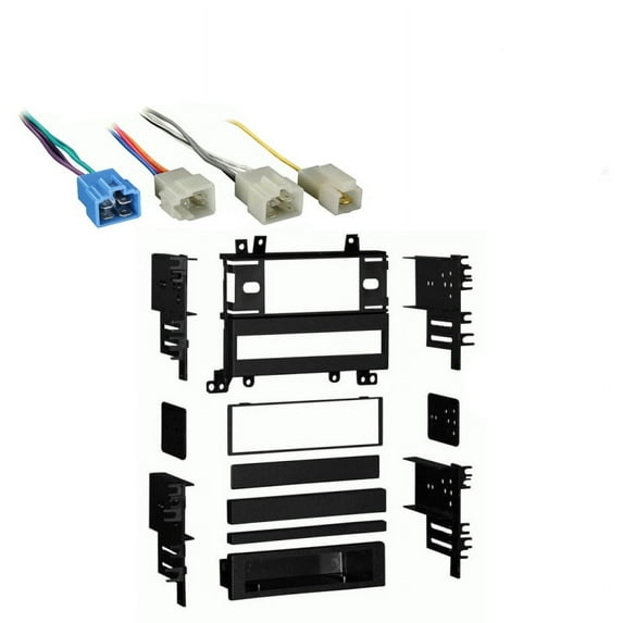 Fits Mazda 626 1986-1989 Single DIN Aftermarket Harness Radio Install Dash Kit