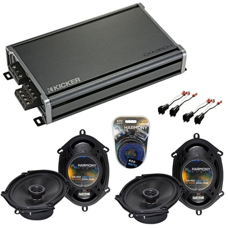 Fits Mazda Mazda3 2004-2009 Speaker Replacement Harmony (2) R68 & CXA360.4 Amp